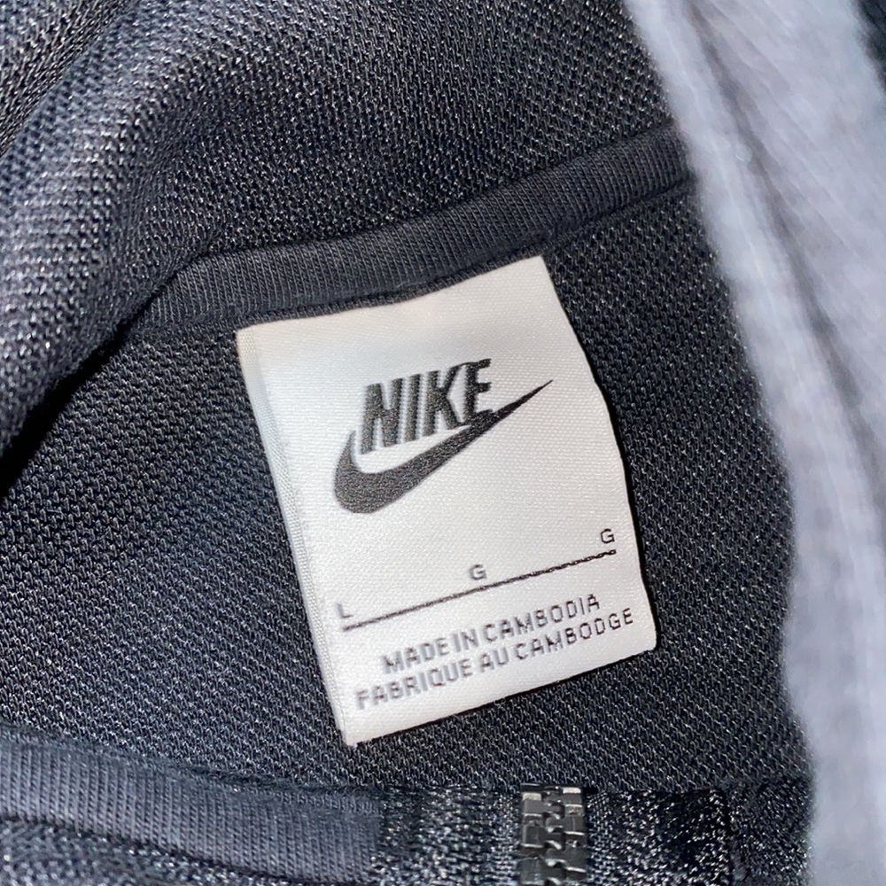 Nike Tech Fleece Zip up Hoodie Sweatpants Triple Black Sweatsuit Matching Set - Picture 5 of 10